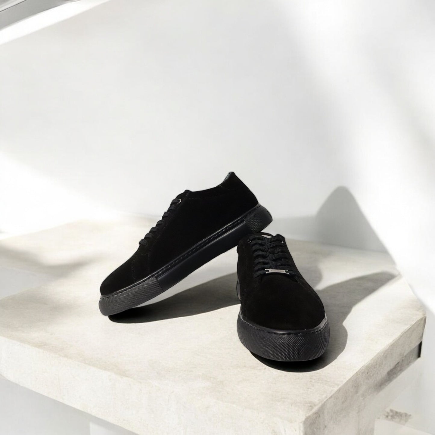 Heren Sneaker zwart Suède