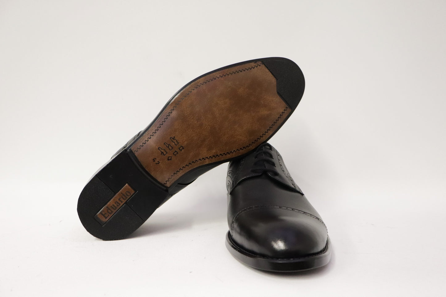 Heren veterschoen Sposare leer zwart