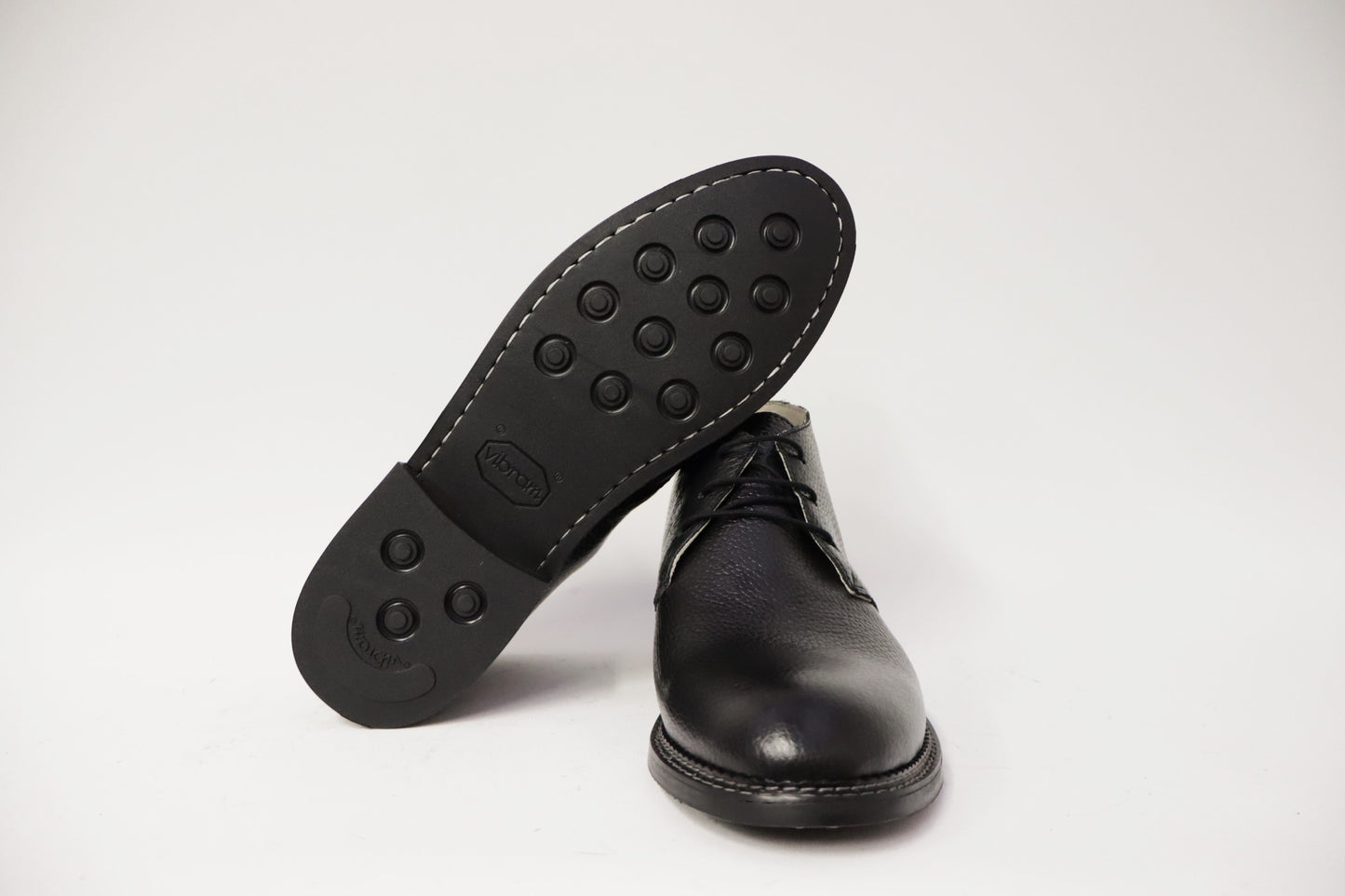 Eduardo Boot-Ankle boots men's leather Black Groningen Vibram 2055