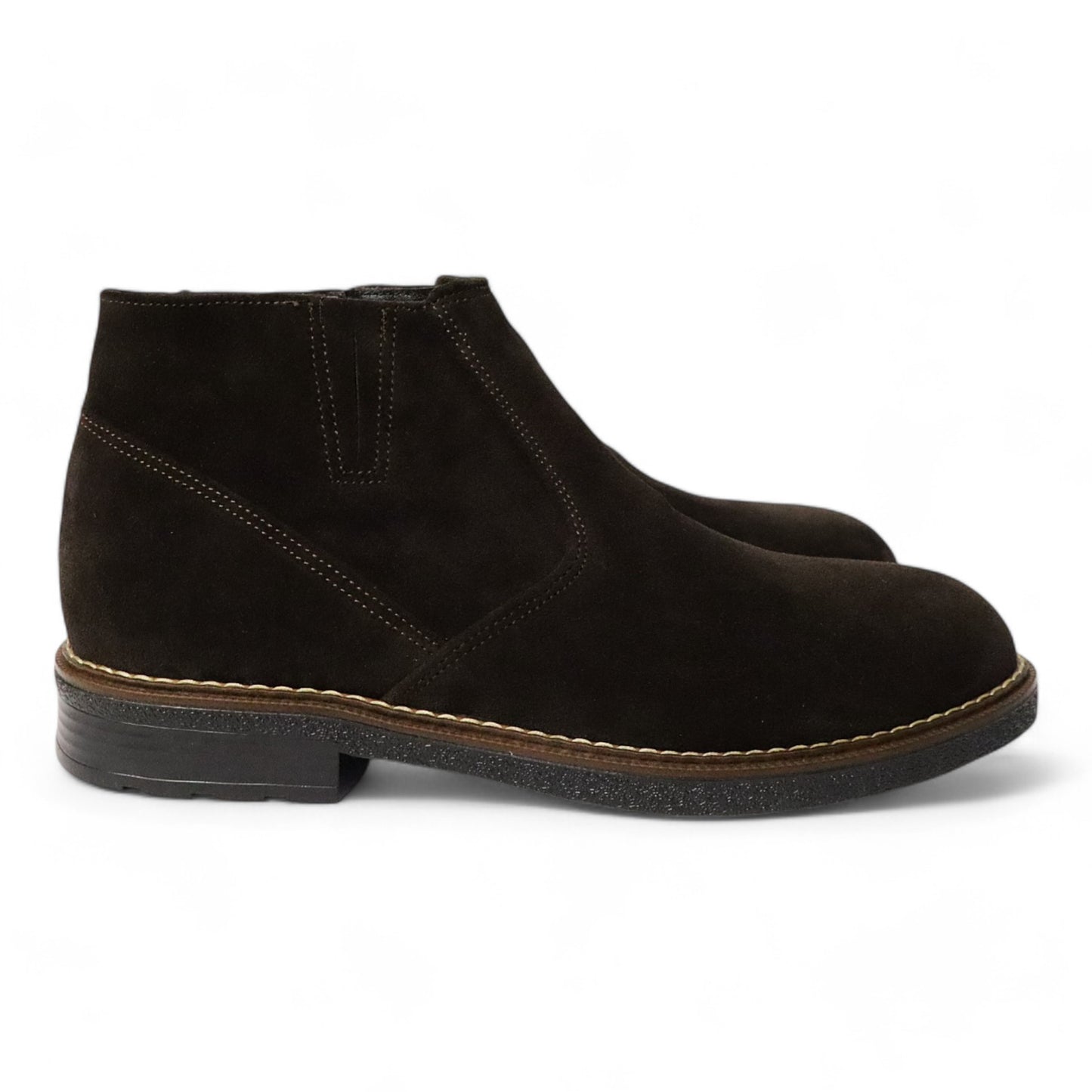 Laars Gevoerd Suede Zwart