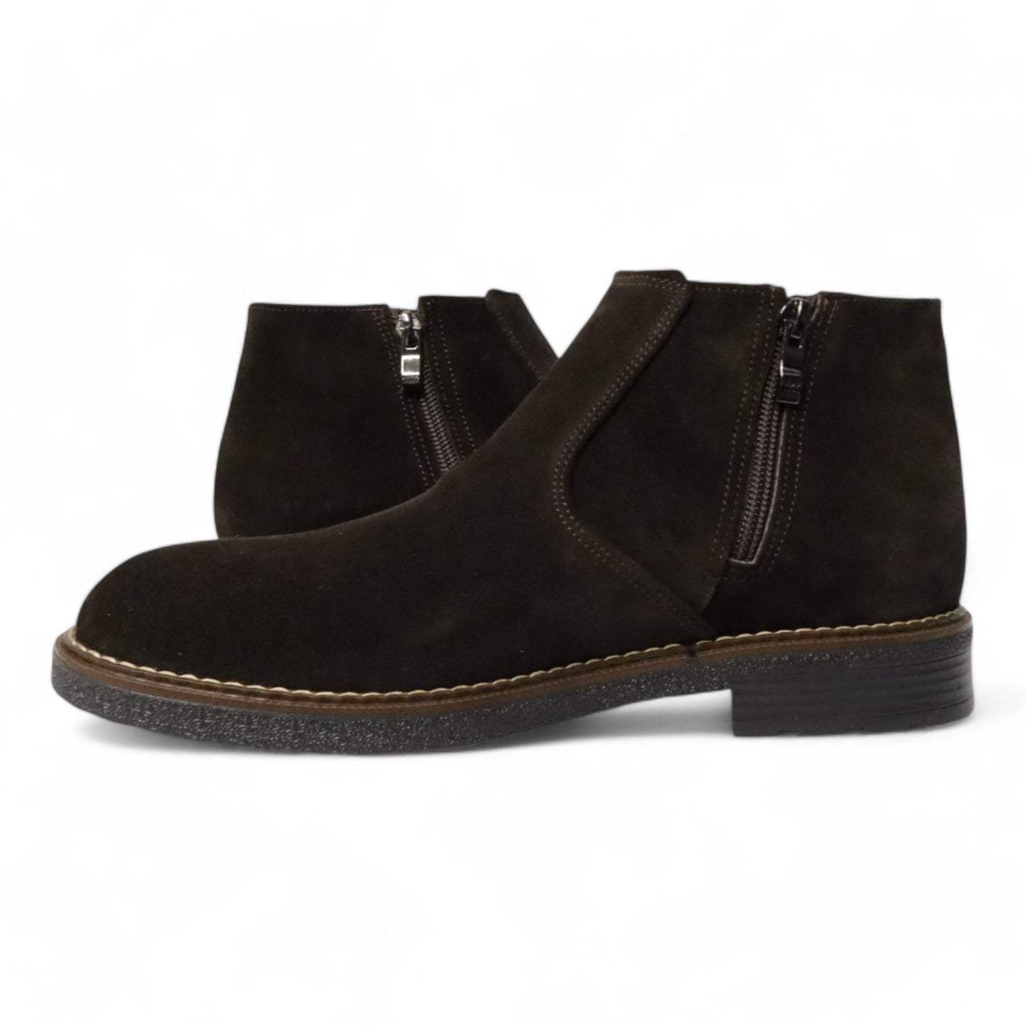 Laars Gevoerd Suede Zwart