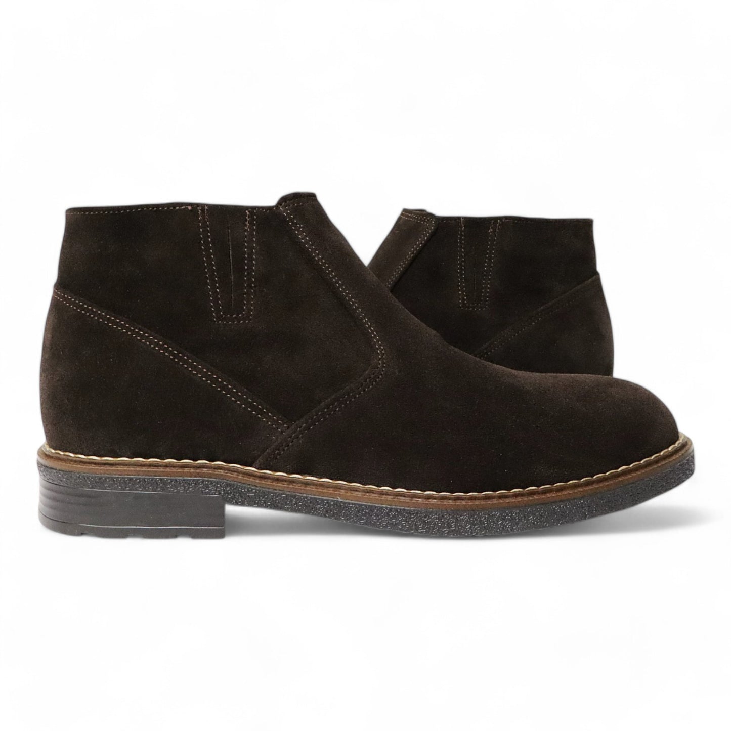 Laars Gevoerd Suede Zwart
