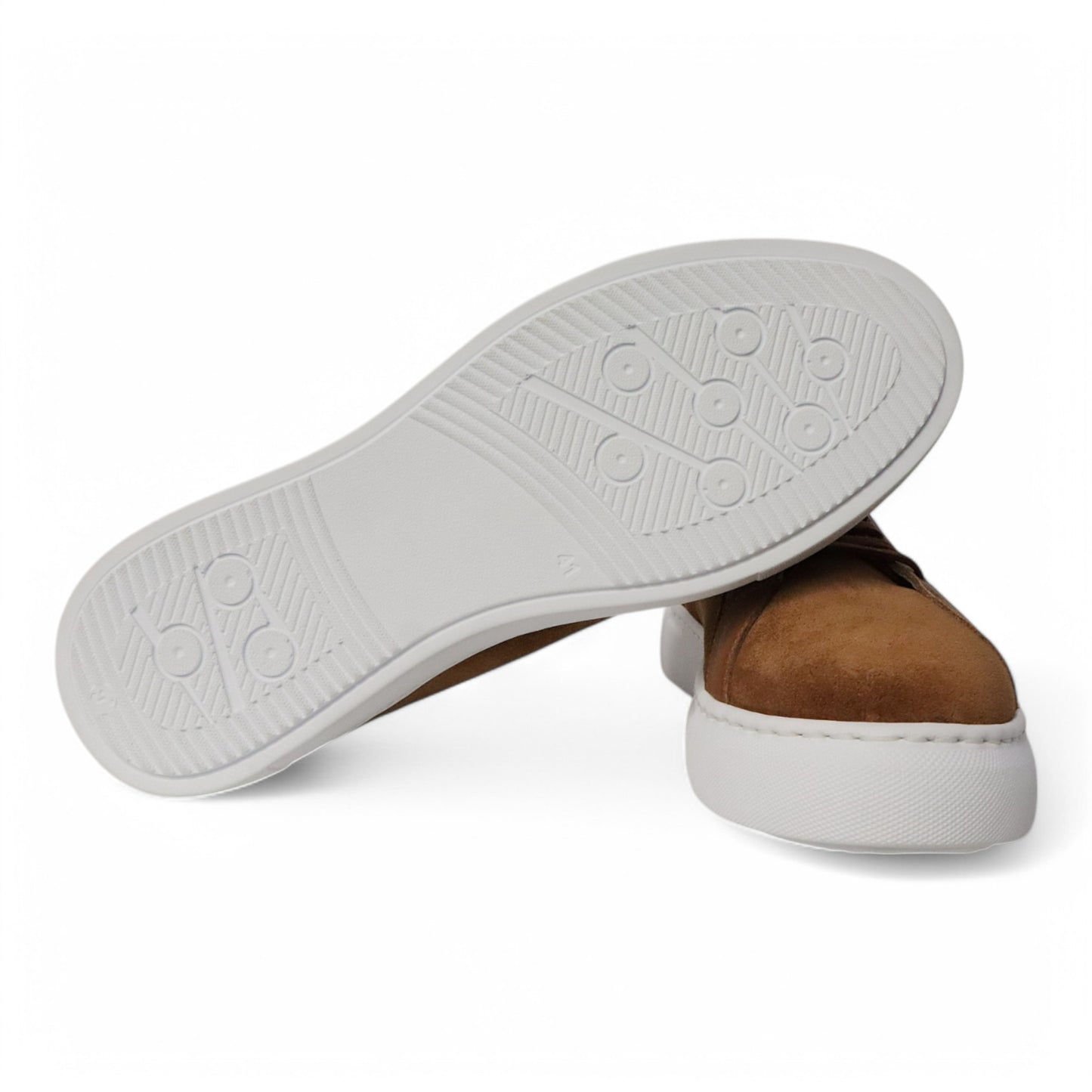 Heren Sneaker Lichtbruin Suède