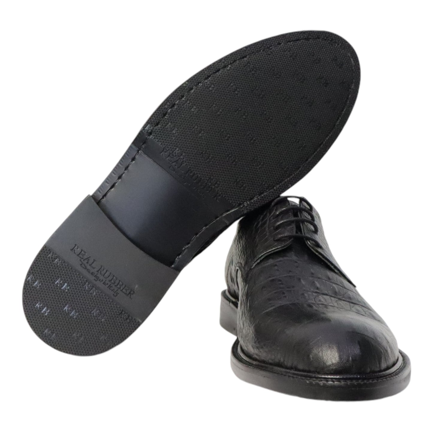 Veterschoen Heren Croco blauw