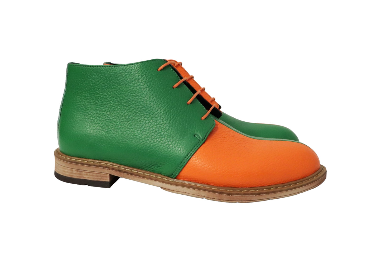 Groen Oranje Heren Enkel-Laars PRE ORDER