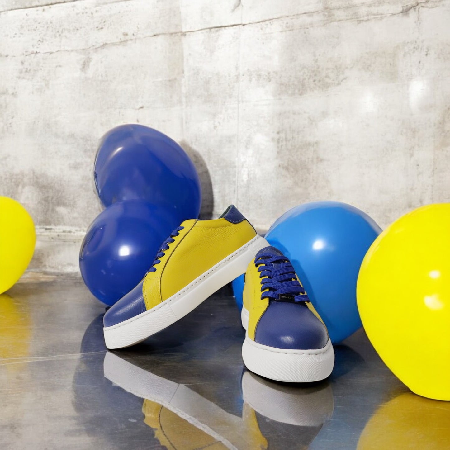 Blauw Geel Heren Sneaker PRE ORDER