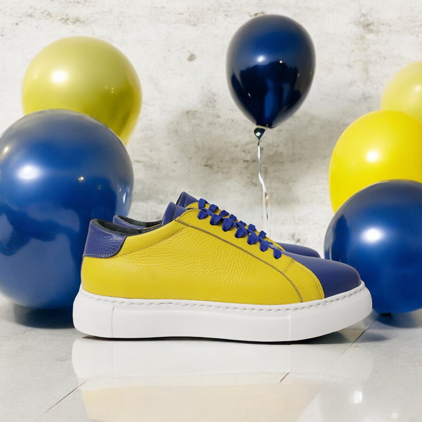 Blauw Geel Dames Sneaker PRE ORDER