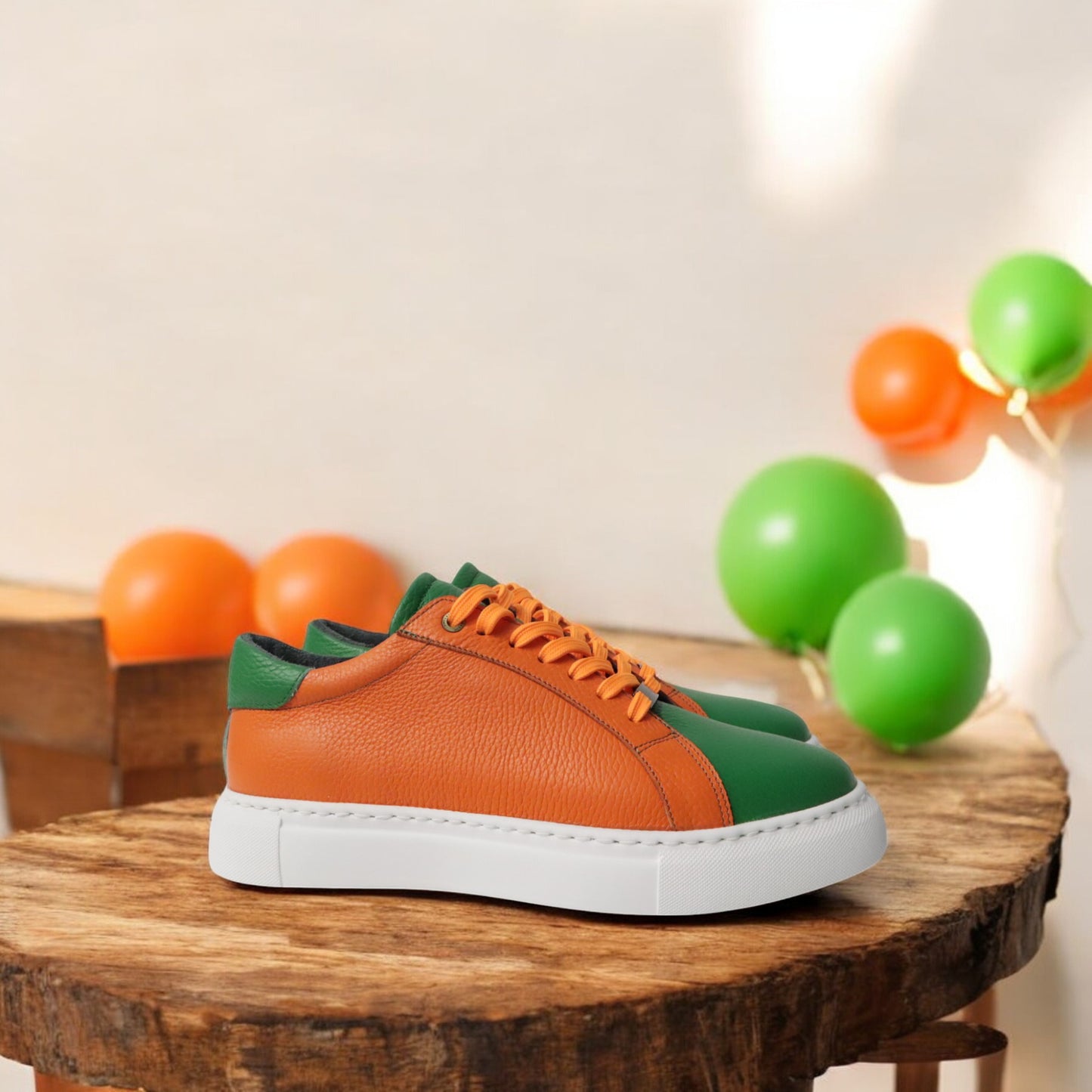 Groen Oranje Heren Sneaker PRE ORDER