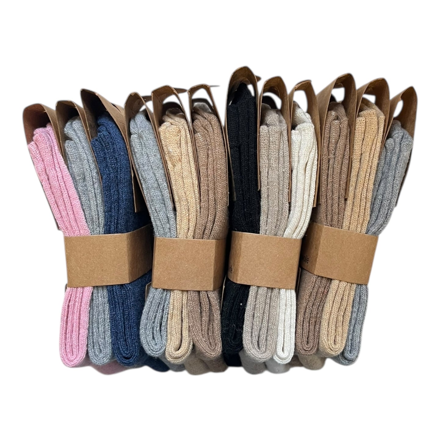 Alpaca sokken dun gemengde kleuren 3 paar