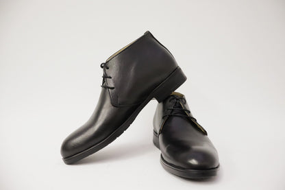 Eduardo Boot-Ankle boots men's leather black smooth Groningen
