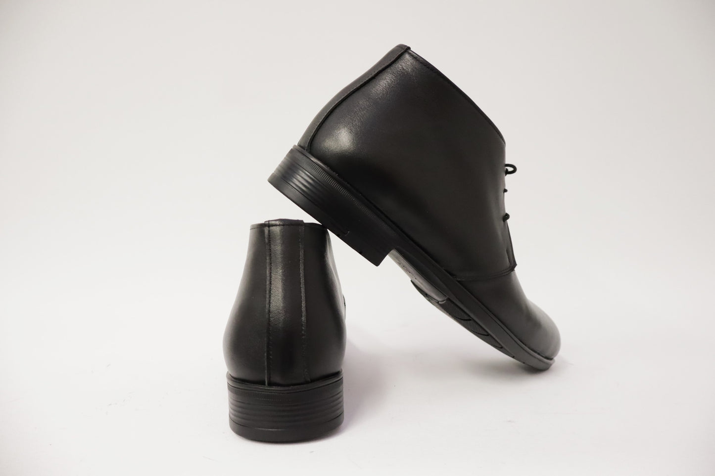 Eduardo Boot-Ankle boots men's leather black smooth Groningen
