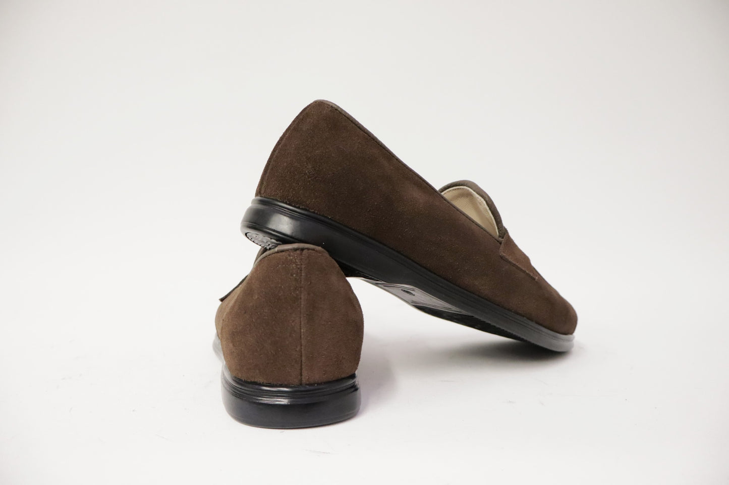 Instapper / loafer heren suede Middelbruin