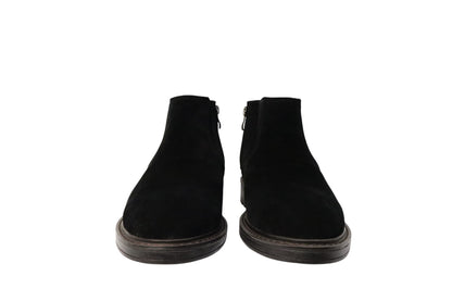 Laars Gevoerd Suede Zwart