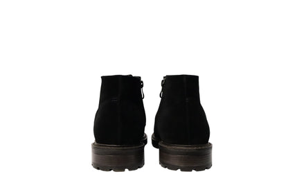 Laars Gevoerd Suede Zwart