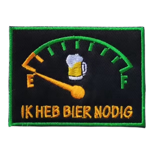 Carnaval embleem Ik Heb Bier Nodig