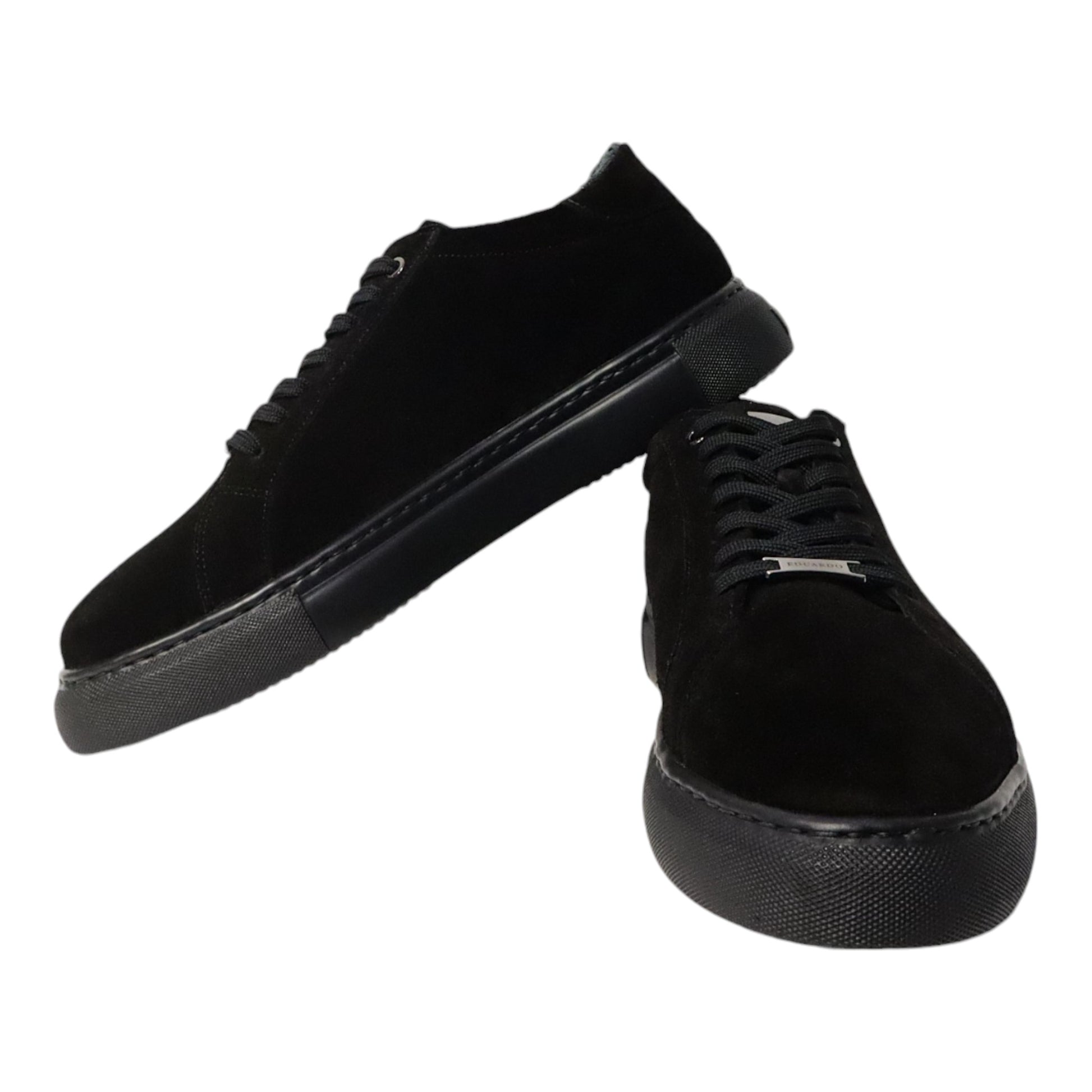 Suede Sneakers Mannen Sneakers Zwart Heren Sneaker Zwart Suède